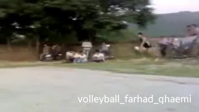 مسابقه والیبال فرهاد قائمی در گنبد