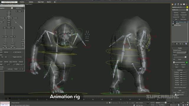 Troll Hunter VFX - Ringlefinch from Rig to Render