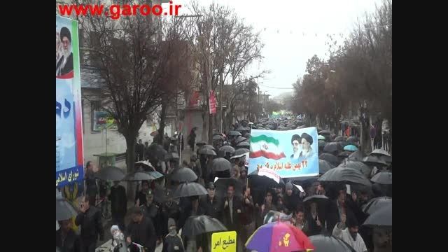 حضور حماسی مردم نهاوند در راهپیمایی ۲۲ بهمن ۹۳