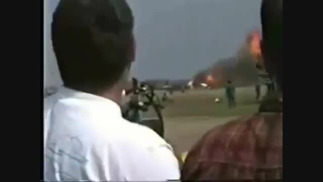 مجموعه ویدئو در هواپیما تصادف