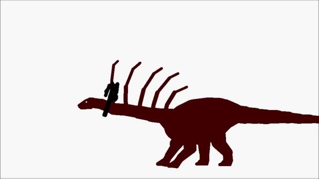 کشتن انسان توسط دایناسور ها به شکل های مختلف .