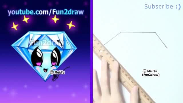 How to draw a diamond?fun2draw