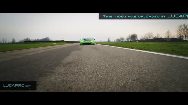 لوکاپرو: لامبورگینی هوراکان GT3 در پیست مسابقه