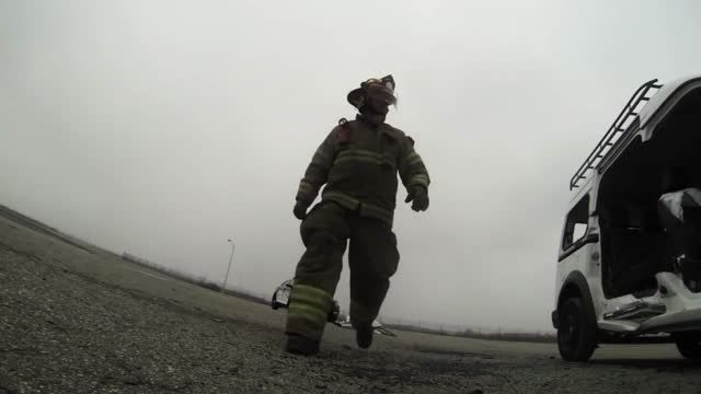 تصویر برداری از ماموریت آتش نشانی با دوربین GoPRO