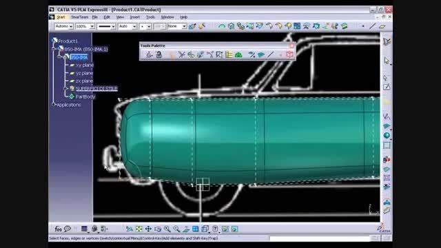 طراحی خودرو در محیط Imagine and Shape نرم افزار CATIA