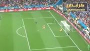 پنالتی مشکوک فلار در بازی هلند و آرژانتین