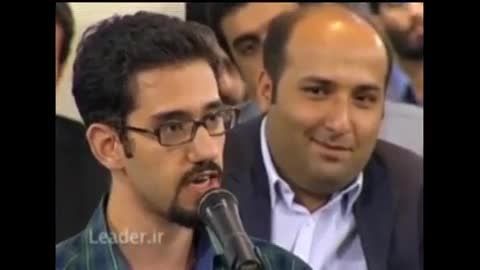 شعرخوانی درمحضرمقام معظم رهبری امام خامنه ای