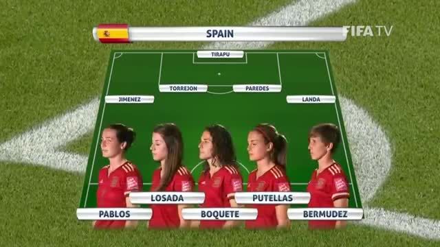 ترکیب : اسپانیاVSکاستاریکا (جام جهانی زنان 2015 کانادا)