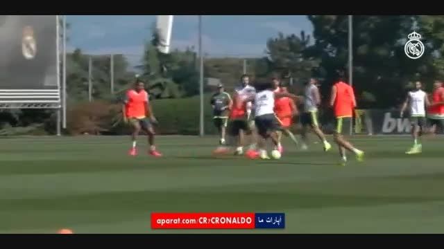 حرکات تکنیکی و زیبا در تمرینات رئال مادرید