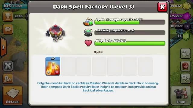 اضافه شدن Dark Spell Factory در ورژن جدید clash of clan