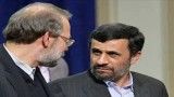 درگیری لفظی احمدی نژاد با لاریجانی