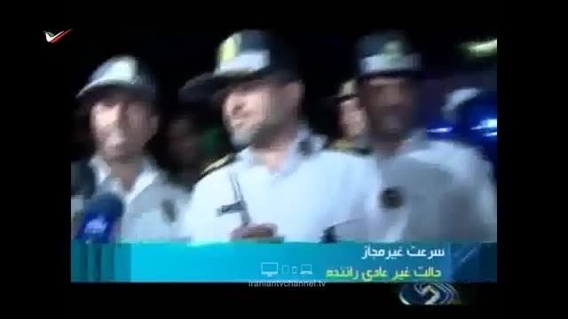 تعقیب و گریز خودروهای میلیاردی در تهران!
