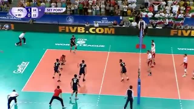 پیروزی ایرانیان والیبالیست در برابر آمریکا مرسی بچه ها
