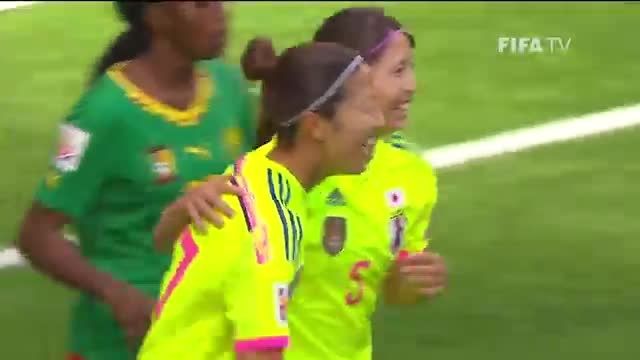 بازی : کامرون 1 - 2 ژاپن (جام جهانی زنان 2015 کانادا)