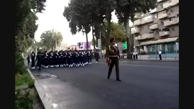 رژه یگان منتخب ارتش ایران در تاجیکستان