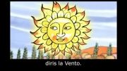 باد و خورشید: انیمیشن آموزشی زبان اسپرانتو برای کودکان
