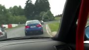 حادثه برای BMW M3 e46 در پیست nurburgring