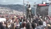 مجسمه رونالدو در زادگاهش$محمود تبار