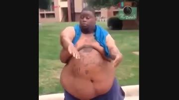 رقص چاق ترین مرد جهان