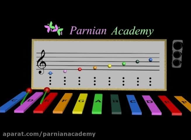 آموزش موسیقی کودک (بلز) درس 2 کتاب 1 پرنیان