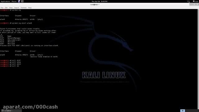 Cracking WPA WPA2 with Kali Linux (verbal step by step