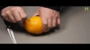 ساخت شمع با پرتقال !!