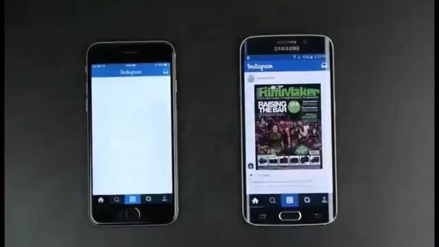 iPhone 6 vs Samsung Galaxy s6_Apps Speed Test