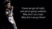 One Direction - Why Dont We Go There lyrics