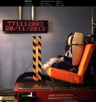 تست فنی تصادف صندلی ماشین کودک CONCORD