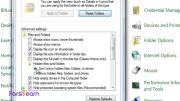 روش نمایش کلیه ی فایل های مخفی در ویندوز سون , ایت (8