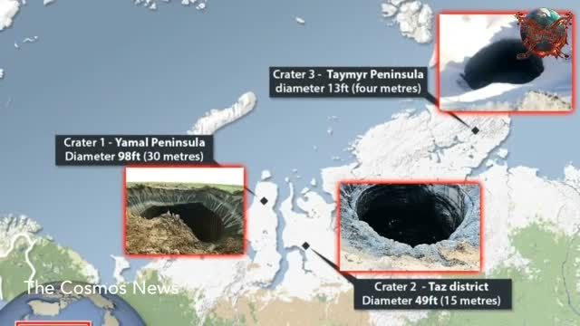 کشف دو حفره بزرگ و عمیق دیگر در سیبری روسیه