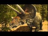 نبرد T REX با Triceratops