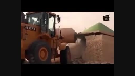 تخریب آثار تاریخی لیبی توسط تکفیری های داعش