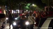 شادی مردم آلمان در خیابان ها پس از پیروزی درجام جهانی2