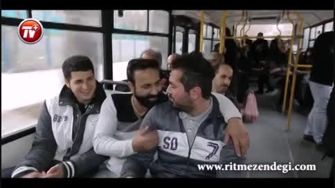 پایکوبی مردم در اتوبوس و تاکسی با دی جی حسین فسنقری