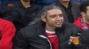 علی ضیا و مازیار فلاحی در استادیوم