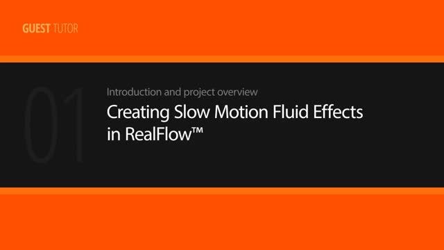 Creating Slow Motion Fluid Effects in RealFlow