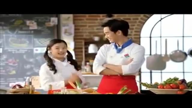 Kim Soo hyun و کیم یو جونگ - تبلیغ دومینو پیزا