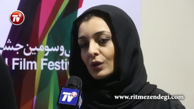 گفتگو با سعید آقاخانی و ساره بیات در حاشیه جشنواره فجر