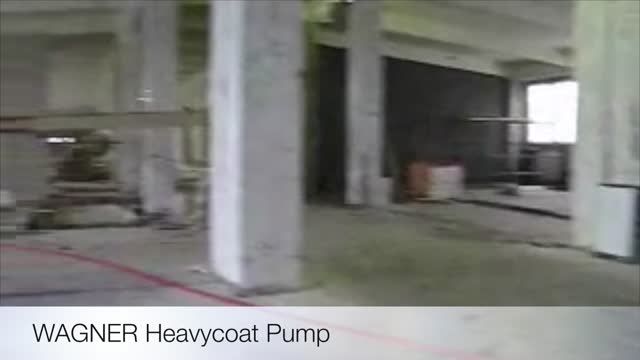 WAGNER HeavyCoat plaster spraying