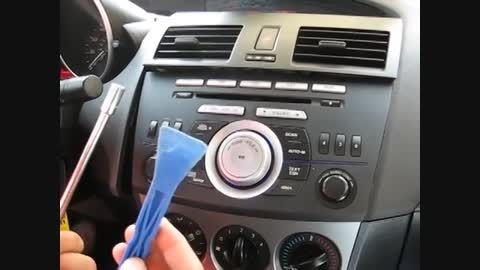 How to Remove Radio / CD Changer / Display from Mazda3
