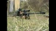 شلیک های بسیار دیدنی با تک تیرانداز OP-96 FALCON Heavy Sniper Rifle با کالیبر12.