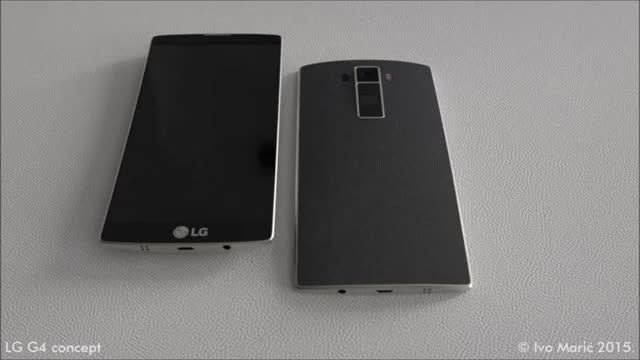 طرح مفهومی الجی جی4 (LG G4)