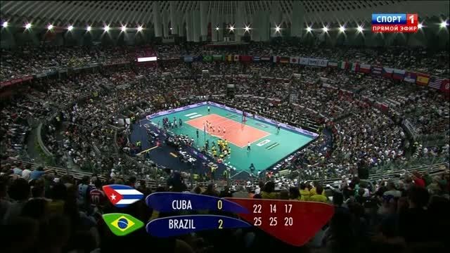 برزیل 3 - کوبا 0 | فینال والیبال قهرمانی جهان ۲۰۱۰