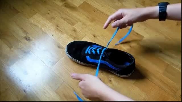 گره زدن بنده کفش در کمتر از 2 ثانیه