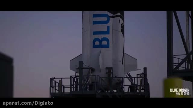 فرود موفق راکت Blue Origins  روی زمین