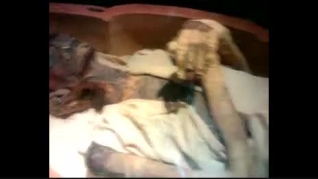 جسد مومیایی شده فرعون..