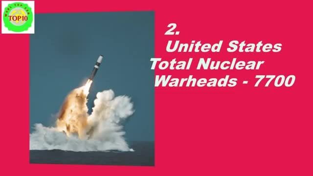 10 کشور با بیشترین سلاح هسته ای