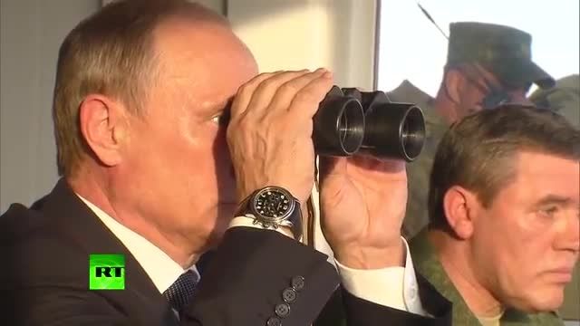 مانور نظامی روسیه با حضور پوتین
