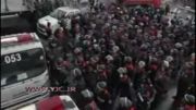 درگیری مخالفان دولت با پلیس ضد شورش